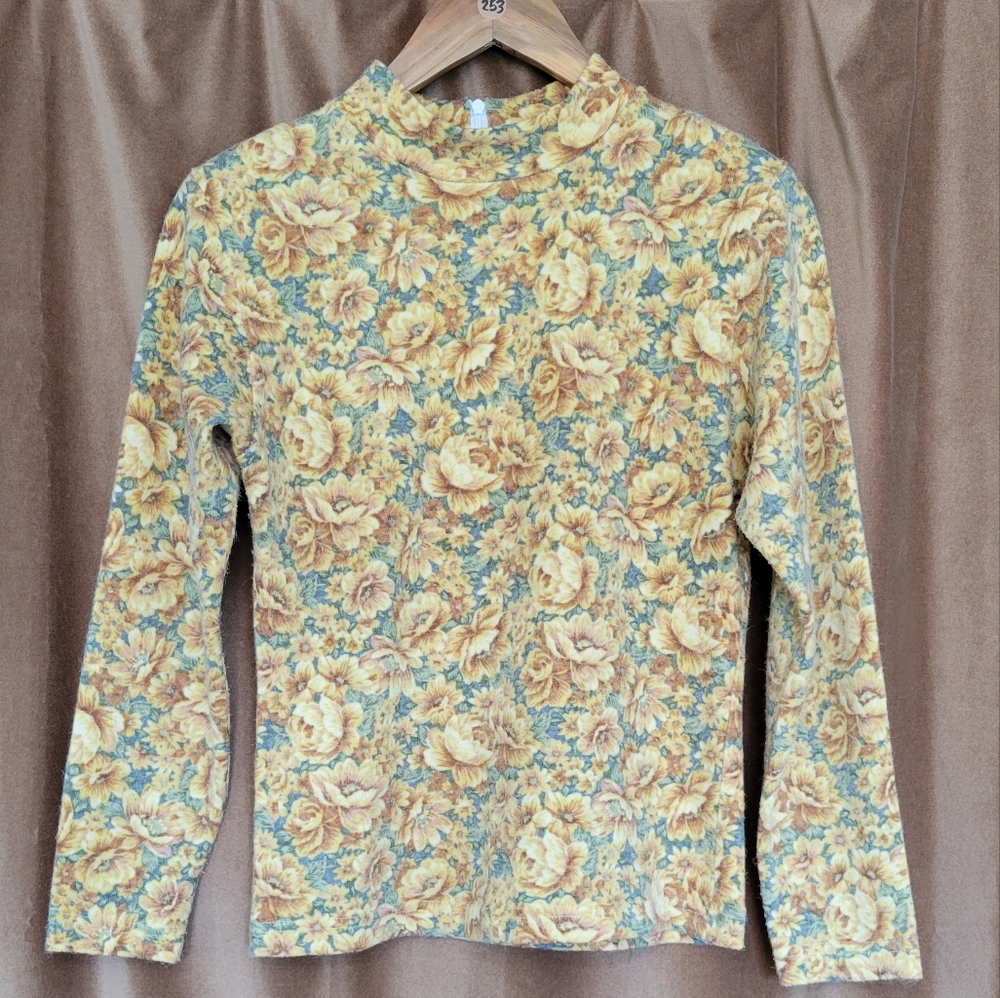 Vintage Floral Sweater